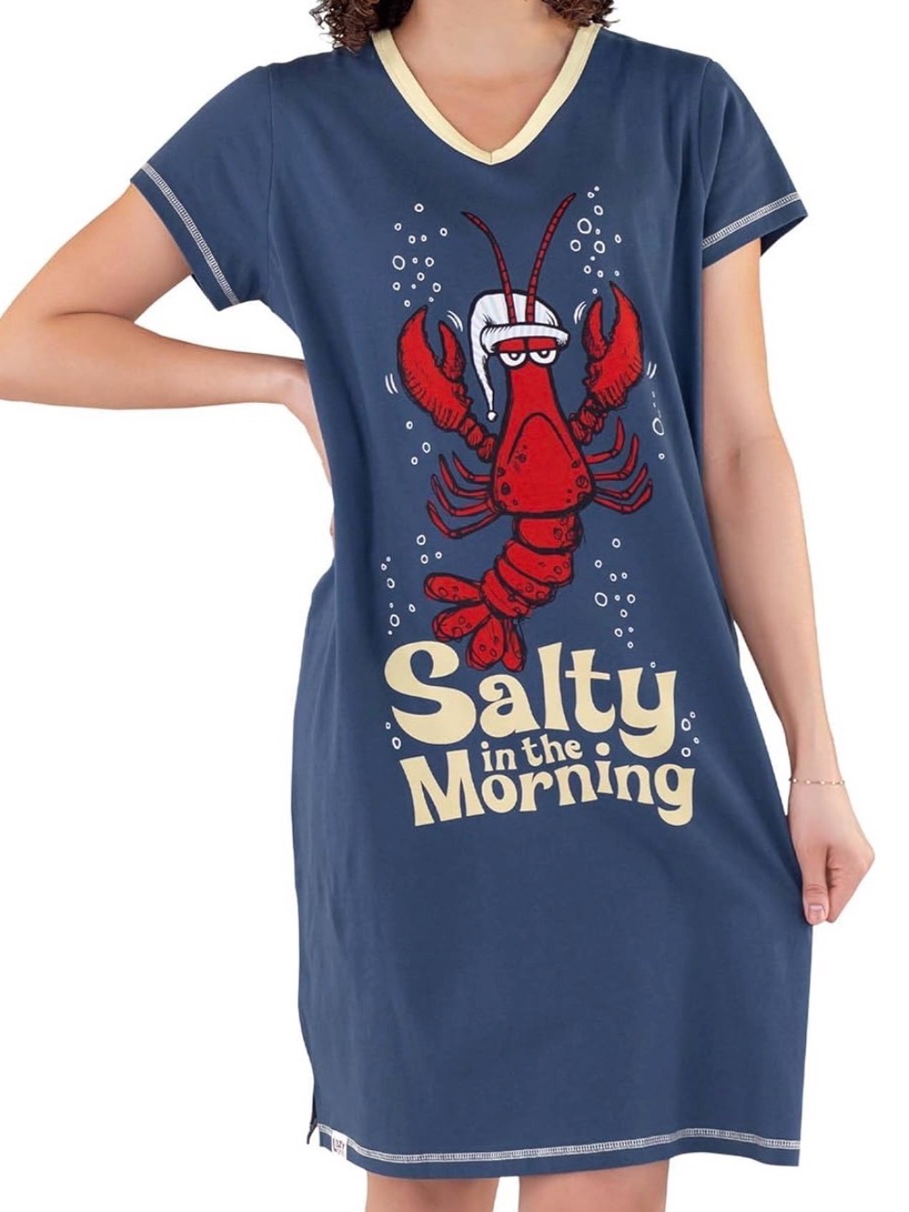 🦞 Nightshirt Dress “Salty in the Morning"